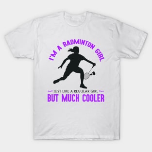 Badminton Girl T-Shirt